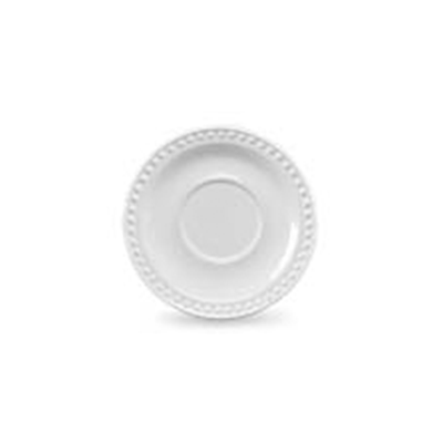 PLATO PARA TAZA  LÍNEA MAUVE BLANCO